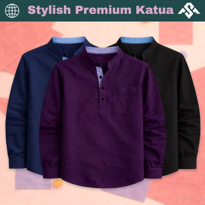 3 Pics Herringbone Fabrics Premium Quality Katua