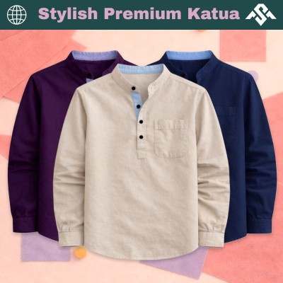 3 Pics Herringbone Fabrics Premium Quality Katua