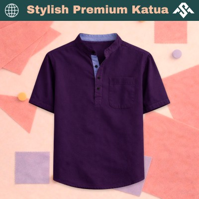 Herringbone Fabrics Half Sleeve Katua