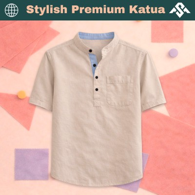 Herringbone Fabrics Half Sleeve Katua